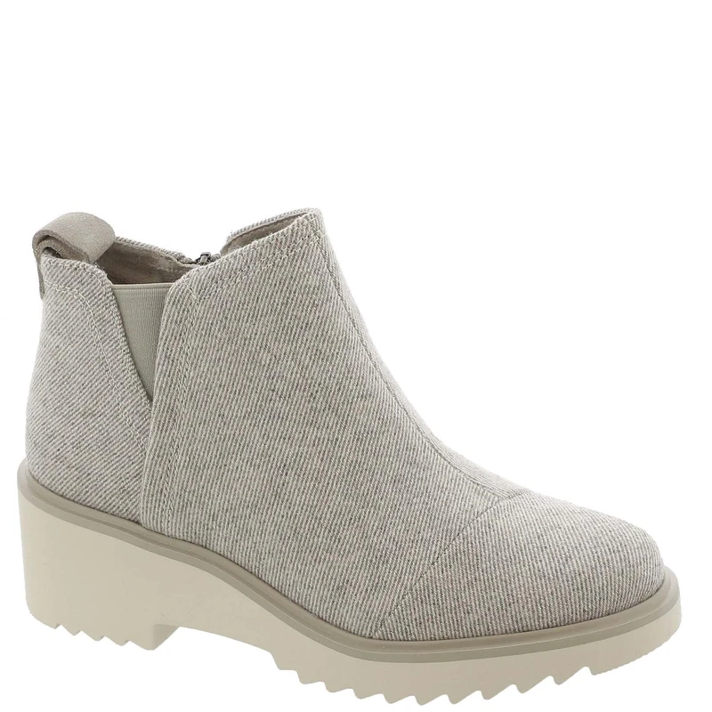 TOMS Women's Maude Fashion Boot, Natural Shimmer Twill, 9 UK