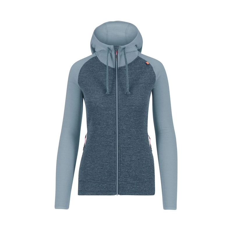 KARPOS 2532055-035 CAMOSCIO W F.Z HOOD. Sweatshirt Women's BERING SEA/MOUNTAIN SPRING Size XL