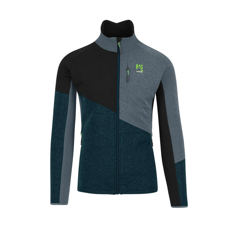 KARPOS 2531023-052 FEDERA F.-Z FLEECE Sweatshirt Men's MIDNIGHT/BLACK/DARK SLATE Size XXL