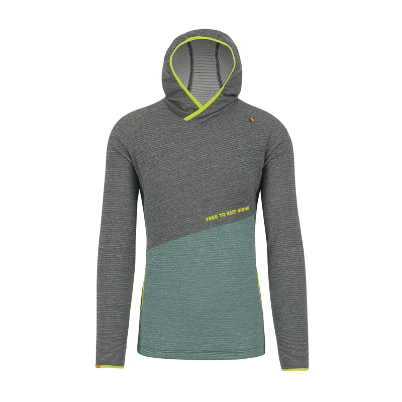 KARPOS 2531001-017 CAMOSCIO HOODIE Sweatshirt Men's FOREST/NORTH ATLANTIC Size S