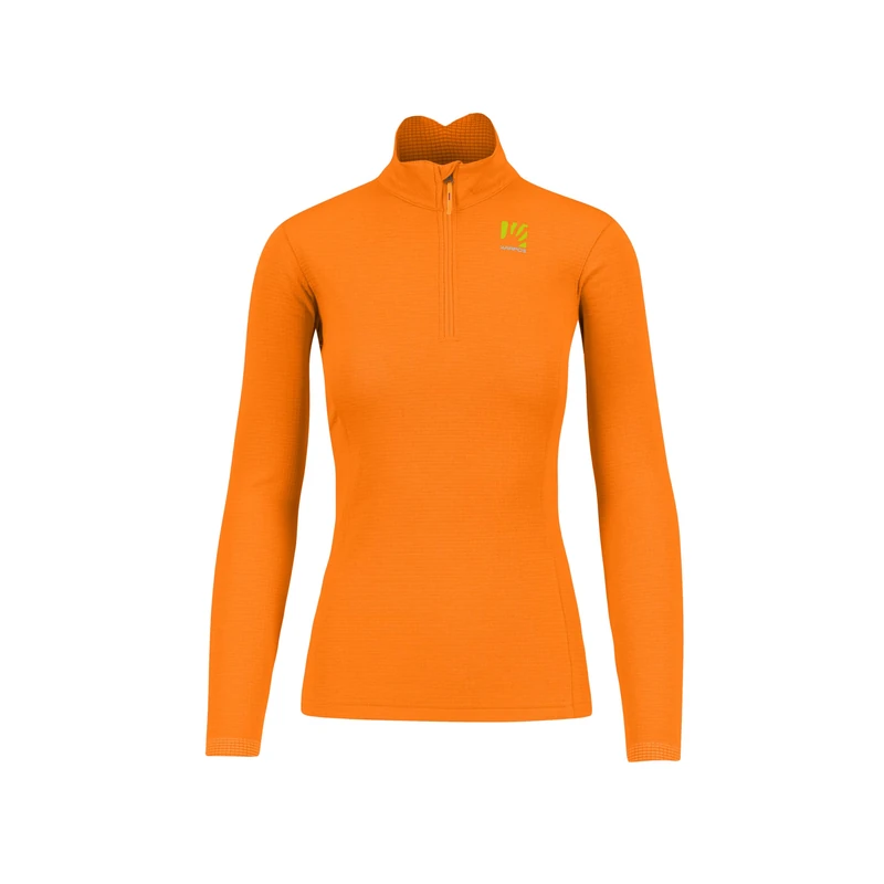 KARPOS 2500710-013 PIZZOCCO W HALF ZIP Sweatshirt Women's VIBRANT ORANGE Size XL