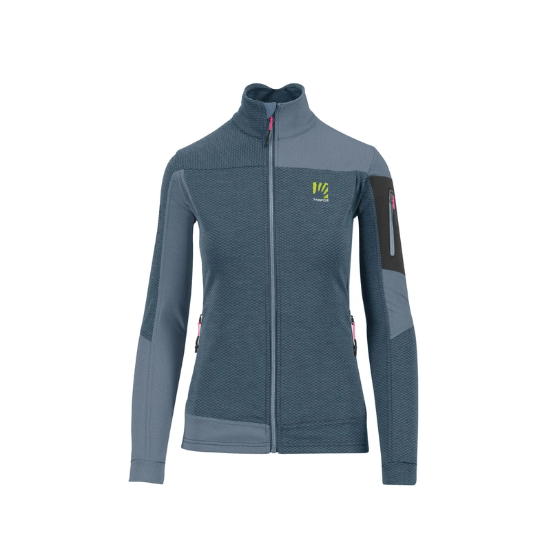 Karpos 2532053-035 CHERZ W FLEECE Sweatshirt Women's BERING SEA/MOUNTAIN SPRING Size S
