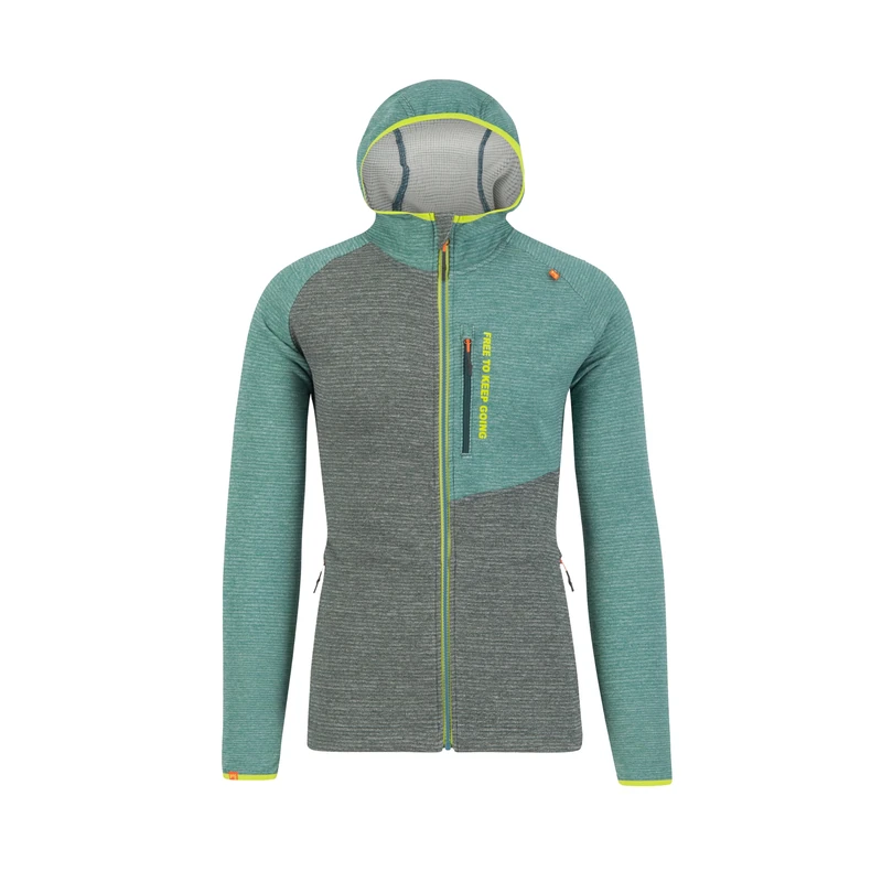 KARPOS 2531055-017 CAMOSCIO F.Z. HOODIE Sweatshirt Men's FOREST/NORTH ATLANTIC Size L