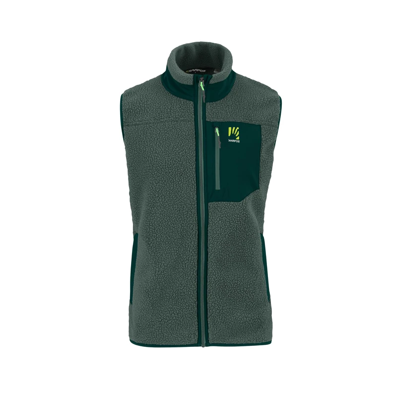 KARPOS 2531045-026 80'S FLEECE VEST Sweatshirt Men's JUNGLE GREEN/FOREST Size L