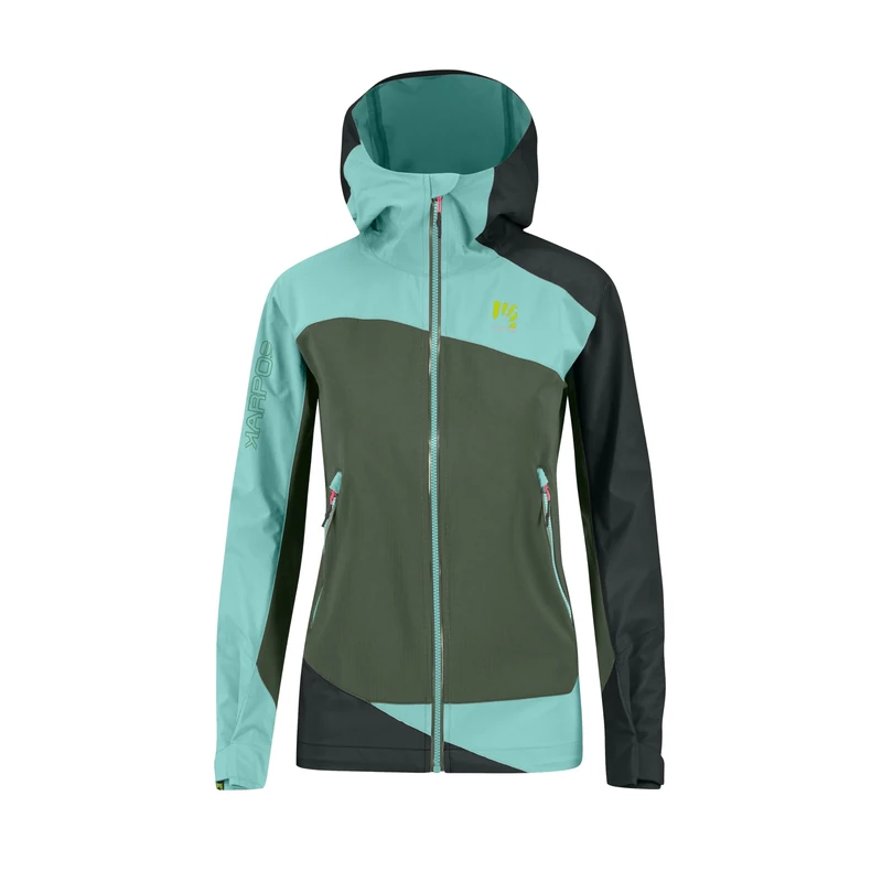 KARPOS 2501038-024 MARMOLADA W JACKET Jacket Women's THYME/AQUA SKY/BLACK SAND Size M