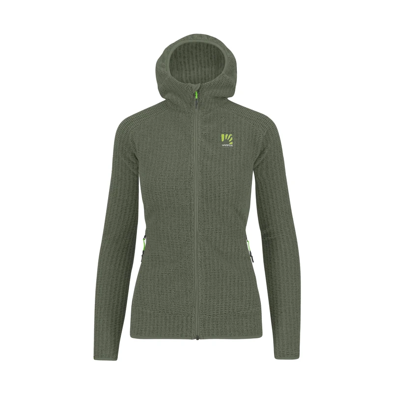 Karpos 2532021-024 ROCCHETTA W H. FL Sweatshirt Women's THYME Size L