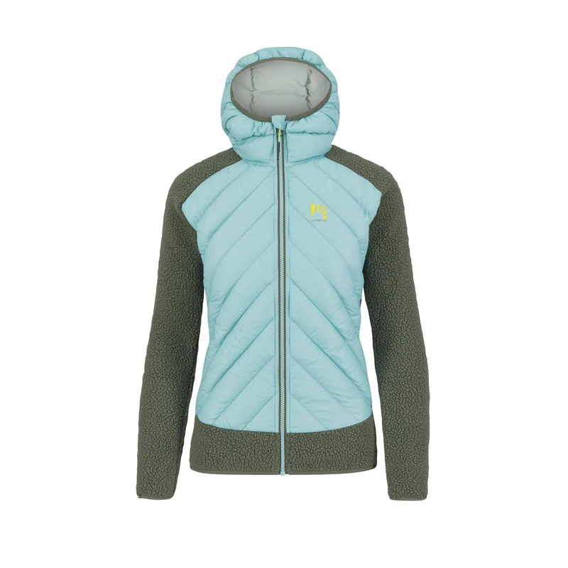 KARPOS 2501142-024 MARM. W TECH JKT. Jacket Women's THYME/AQUA SKY Size XXL