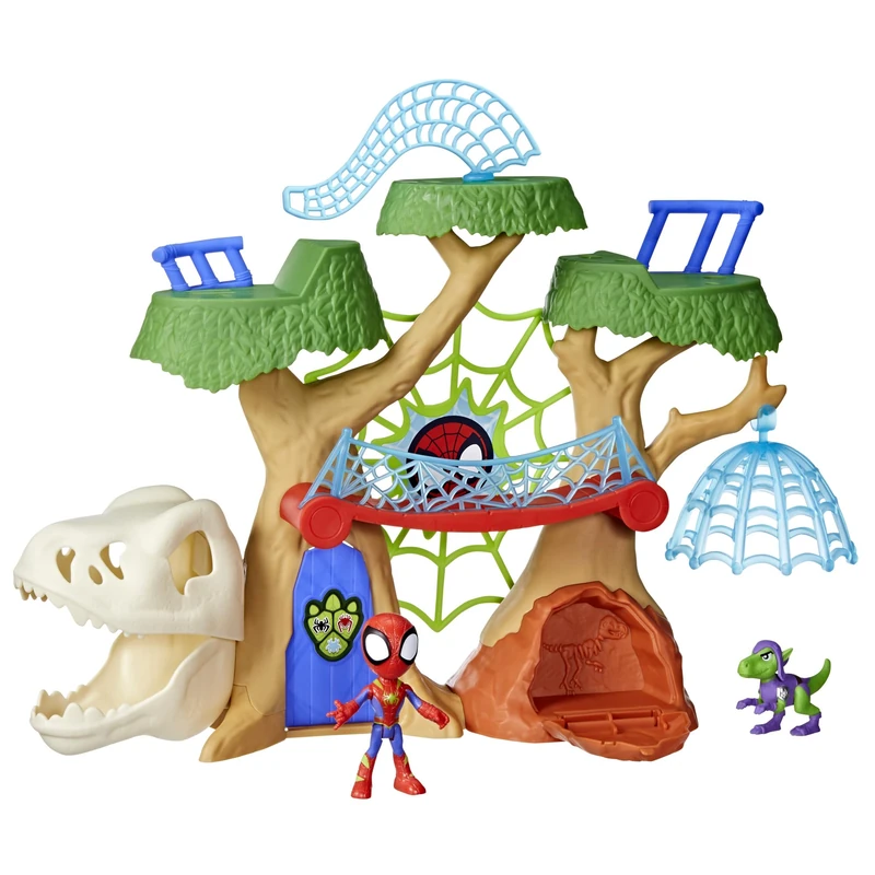Spidey and His Amazing Friends Dino-Webs Treehouse Playset