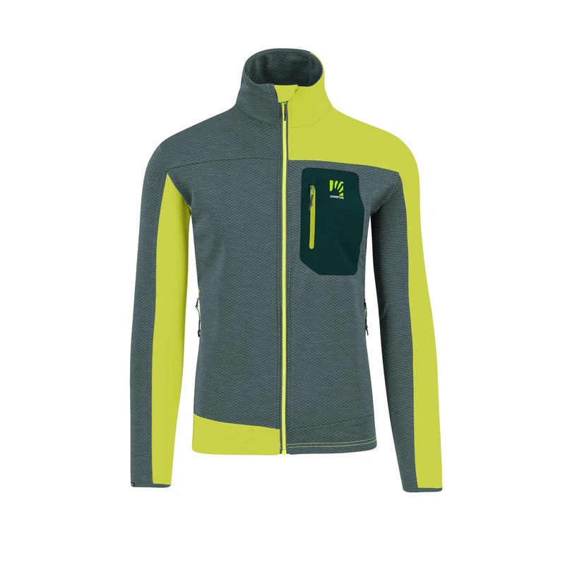 KARPOS 2531053-017 CHERZ FLEECE Sweatshirt Men's NORTH ATLANTIC/KIWI COLADA Size 3XL