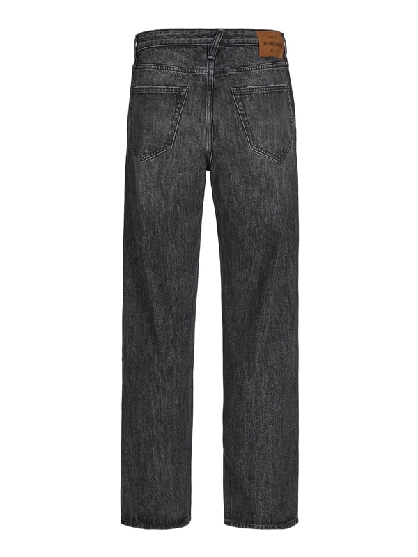 JACK & JONES Men's Jjieddie Jjcooper Am 968 Sn Jeans, Black Denim, 31 W/36 L