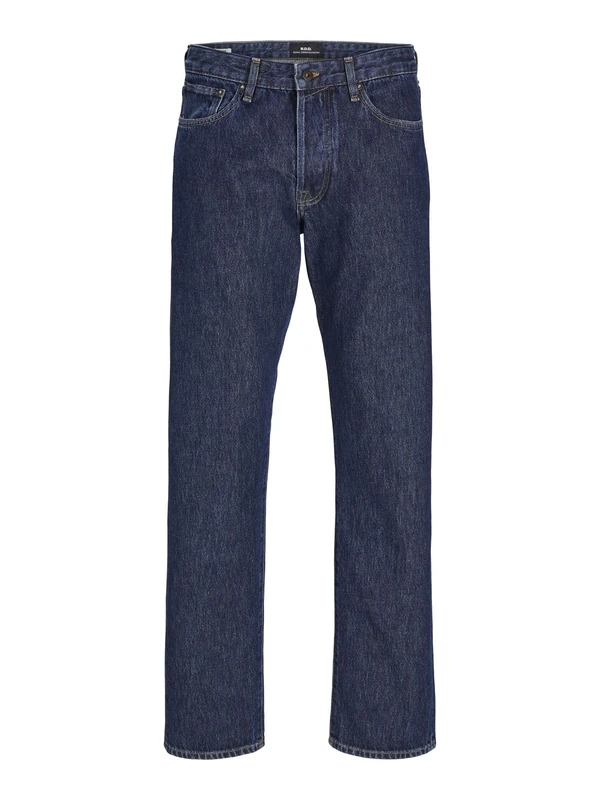 JACK & JONES Male Regular Fit Jeans RDD Royal RE 328 Relaxed Fit Jeans, Dark Denim Blue, 33 W/30 L