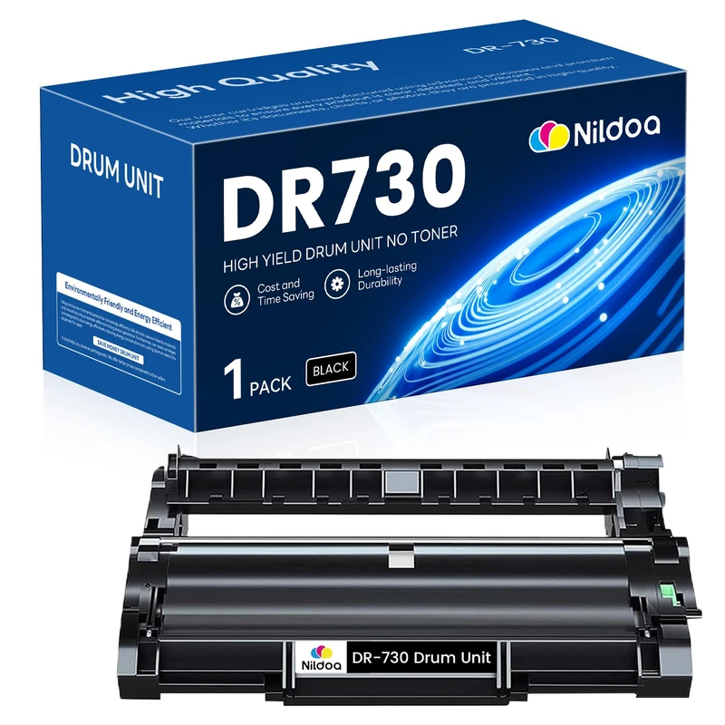 DR730 Drum Unit Replacement for Brother DR-730 HL-L2325DW HL-L2350DW HL-L2370DW HL-L2390DW HL-L2395DW DCP-L2550DW MFC-L2710DW MFC-L2717DW MFC-L2750DW MFC-L2730DW MFC-L2690DW Printer (1Pack,No Toner )