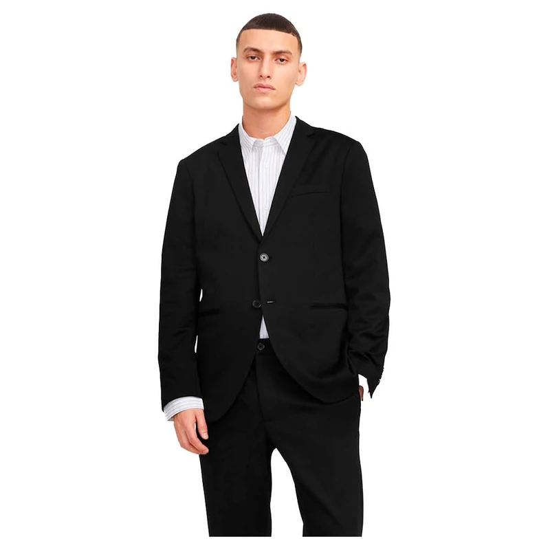 JACK & JONES Mens Jjejaxon Jersey Blazer Suit, Black/Fit: Slim Fit, 50 UK