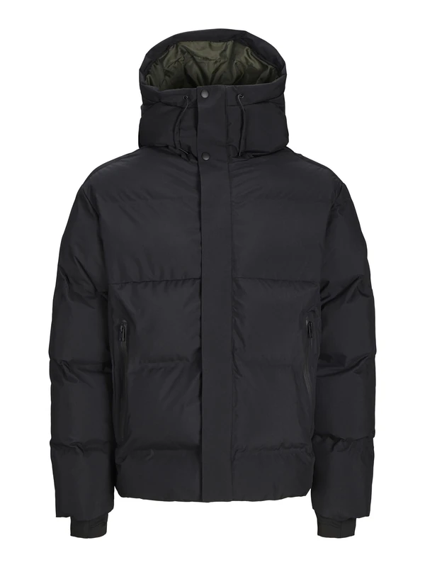JACK&JONES Men's JCOALPHA Short Puffer SN Puffer Jacket, Black, XXL, black, XXL