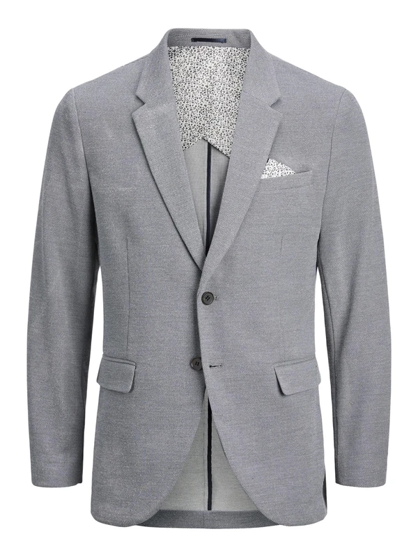 JACK & JONES Male Single Breasted Blazer JPRPRESTON Slim Fit Blazer, Chambray Blue, 36