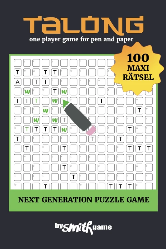 Talong: 100 Maxi Puzzles [hobbyist]: one player game for pen and paper - Image 1