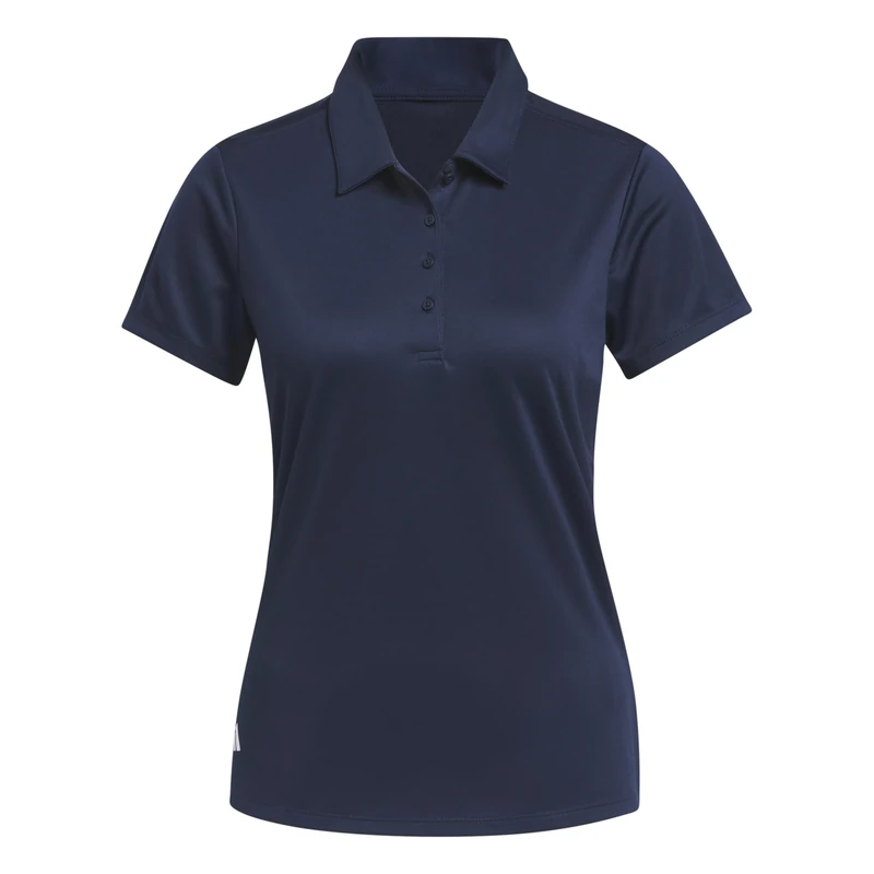 adidas Women's Women's Solid Performance Short Sleeve Polo Shirt, Collegiate Navy, XXL
