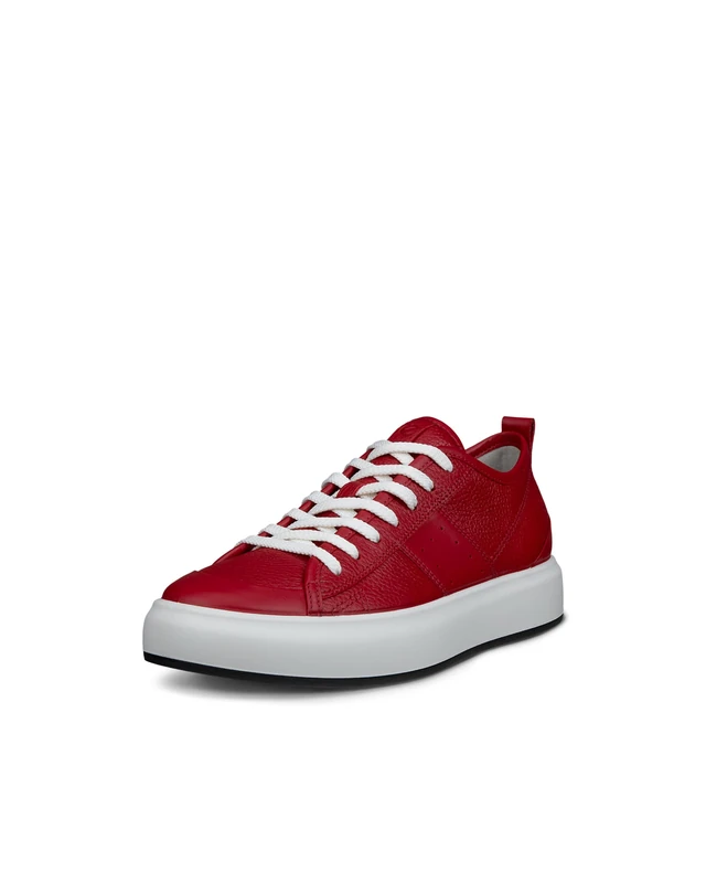 ECCO Women's Street Ace Sneaker, Chili Red, 7-7.5