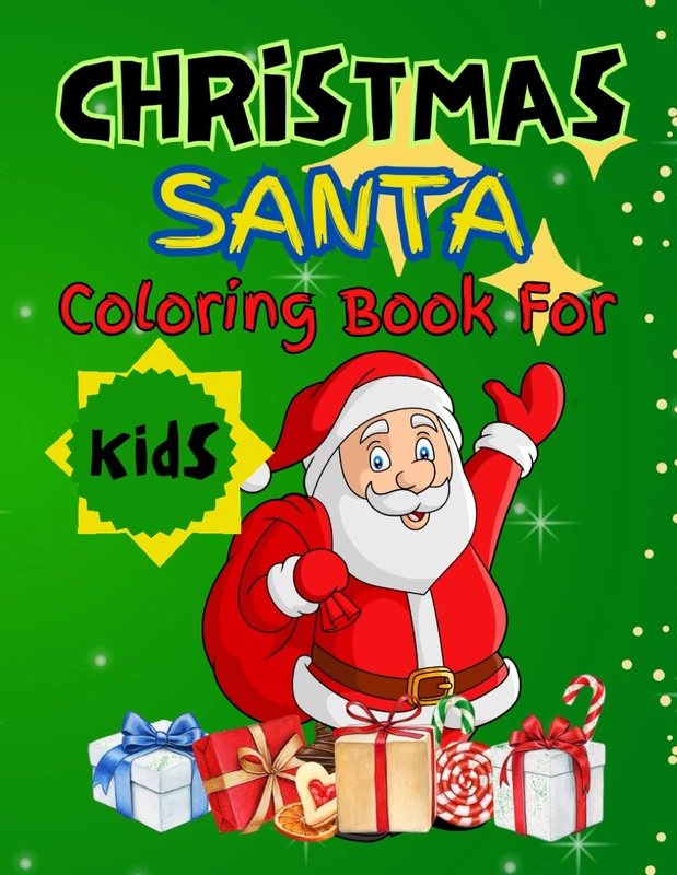 Christmas Santa Coloring Book For KIds.: Subtitle : 50 Christmas Santa Claus Designs For kids And 102 Coloring page. - Image 1