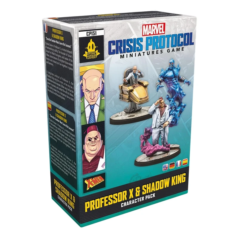 Atomic Mass Games | Marvel Crisis Protocol: Professor X & Shadow King | Miniatures Game | Ages 14+ | 2 Players | 90 Minutes Playing Time