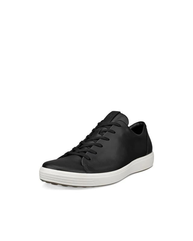 ECCO Men's Soft 7 Premier Sneaker, Black, 7-7.5