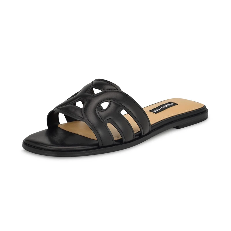 Nine West Women's Geena Sandal, Black 001, 5 UK