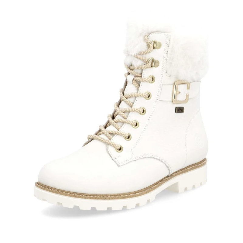 Remonte Women's D8481 Ankle Boots, White, 8 UK