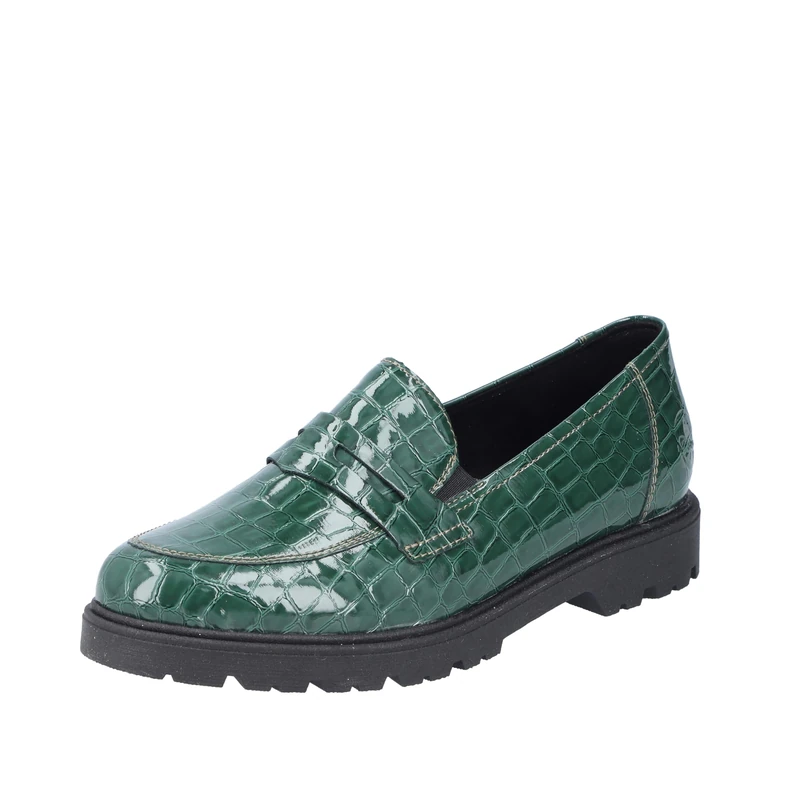 Rieker 45560 Women's Slip-On Slippers, Green, 5 UK - Image 1
