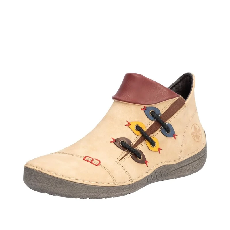 Rieker Women's 72581 Ankle Boots, beige, 5 UK