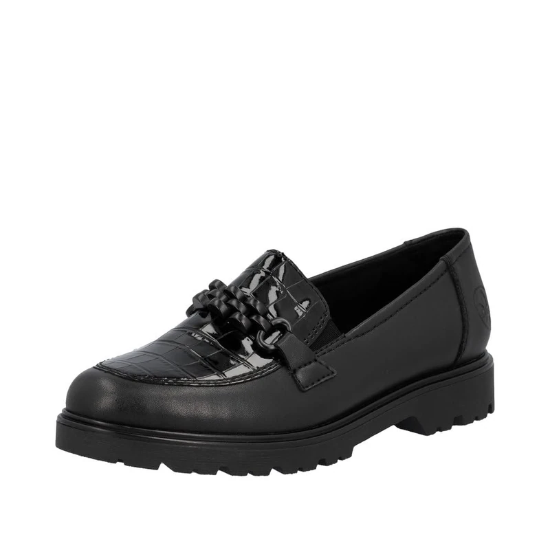 Rieker Adult Master Item 45561-01 Black, Black, 4 UK