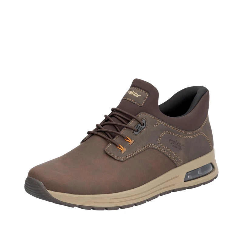 Mens Rieker Casual Slip On Shoes Part of Rieker Ready to Wear Collection B1051-25 - Brown Synthetic - UK Size 9 - EU Size 43 - US Size 10