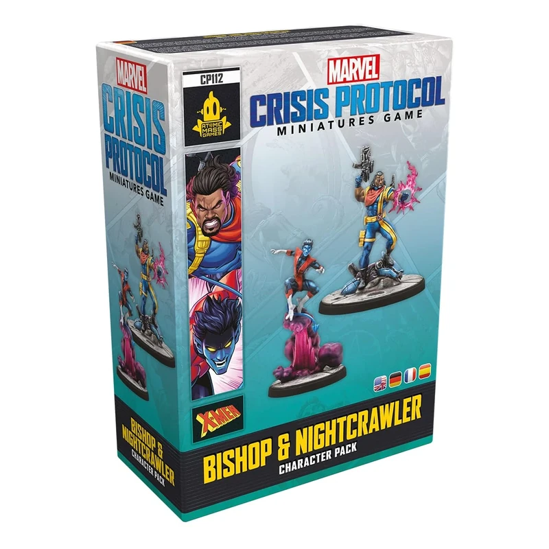 Atomic Mass Games | Marvel Crisis Protocol: Bishop and Nightcrawler | Miniatures Board Game | Ages 14+ | 2 Players | 90 Minutes Playing Time