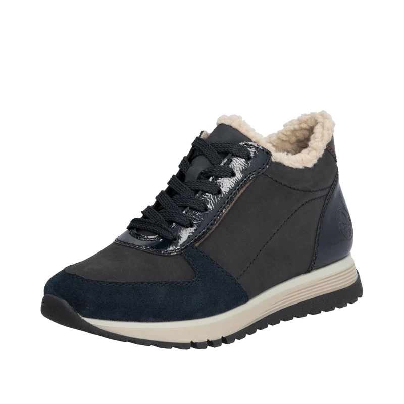 Rieker Women's 49004 Ankle Boots, blue, 9 UK