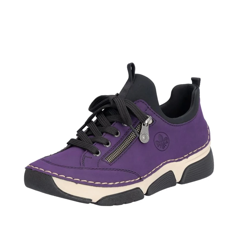 Rieker Excursion Womens Trainers 3.5 UK Aubergine/Black