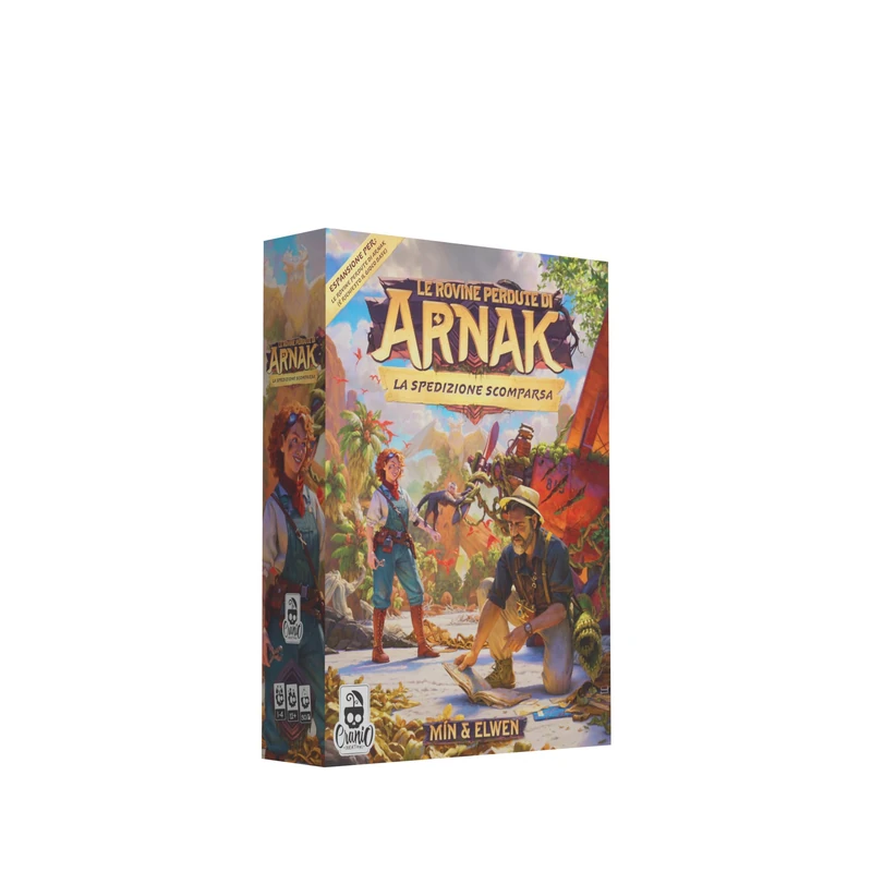 Cranio Creations - The Lost Ruins Of Arnak The Disappeared Expedition, Expand Arnak's Game Playing a Campaign, Expansion, Italian Language Edition - Image 1