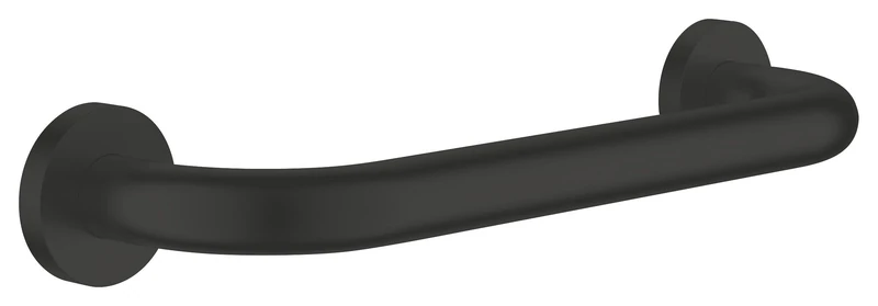 GROHE Start Grip Bar (Metal, Concealed Fastening, Including Screws and Dowels), Size 349 mm, Matt Black, 411892430