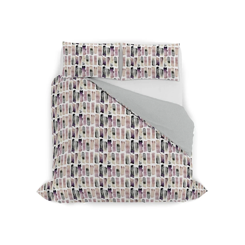 Italian Bed Linen Watercolor Duvet Cover Set, 12, Double