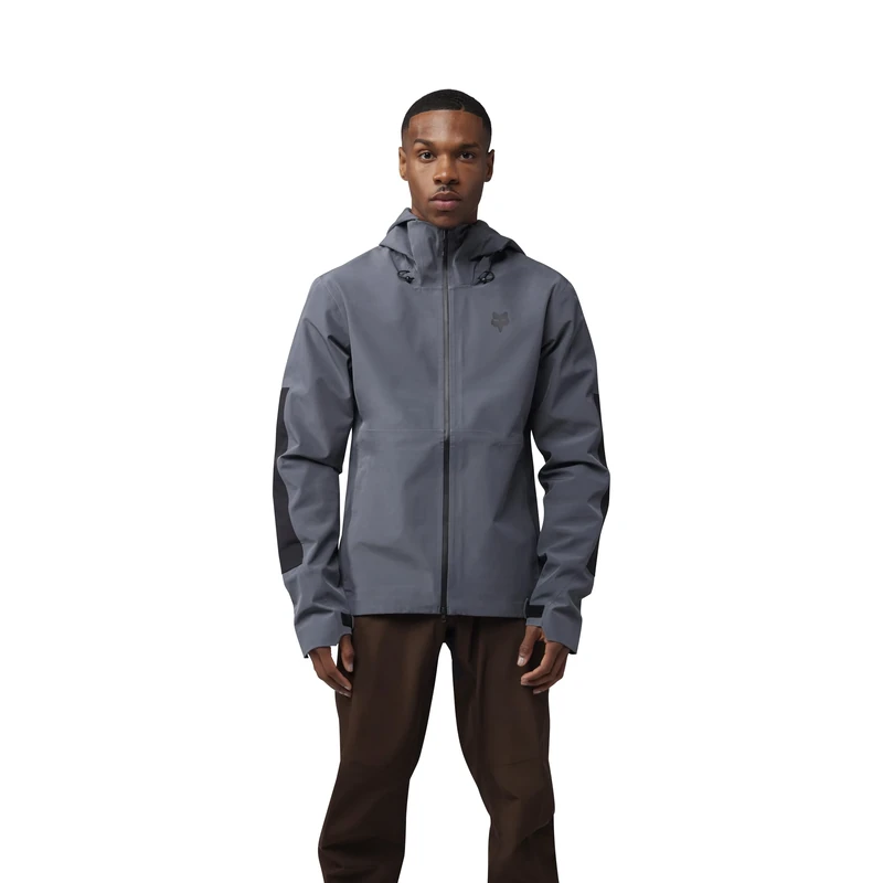 Fox Racing Fox Rain Jacket Fox Defend 3L T Graphite S Unisex Coat