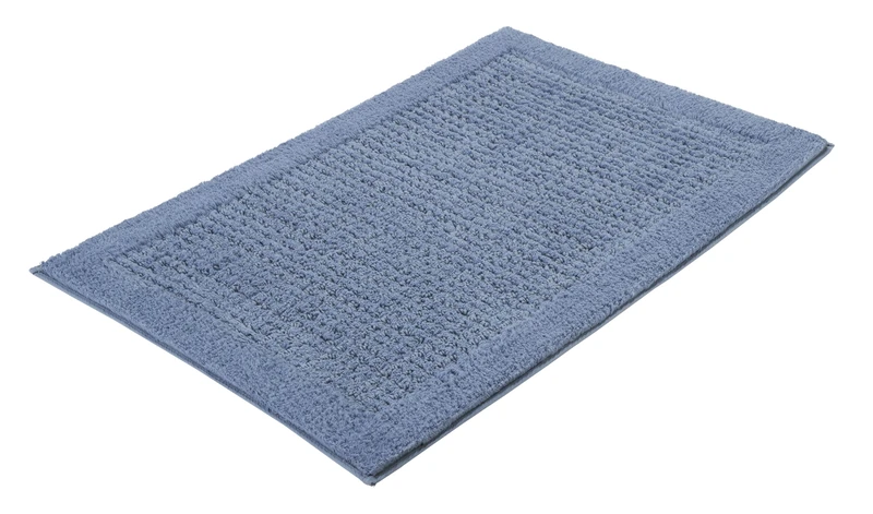 Kleine Wolke Net Bath Mat 60 x 90 cm Steel Blue