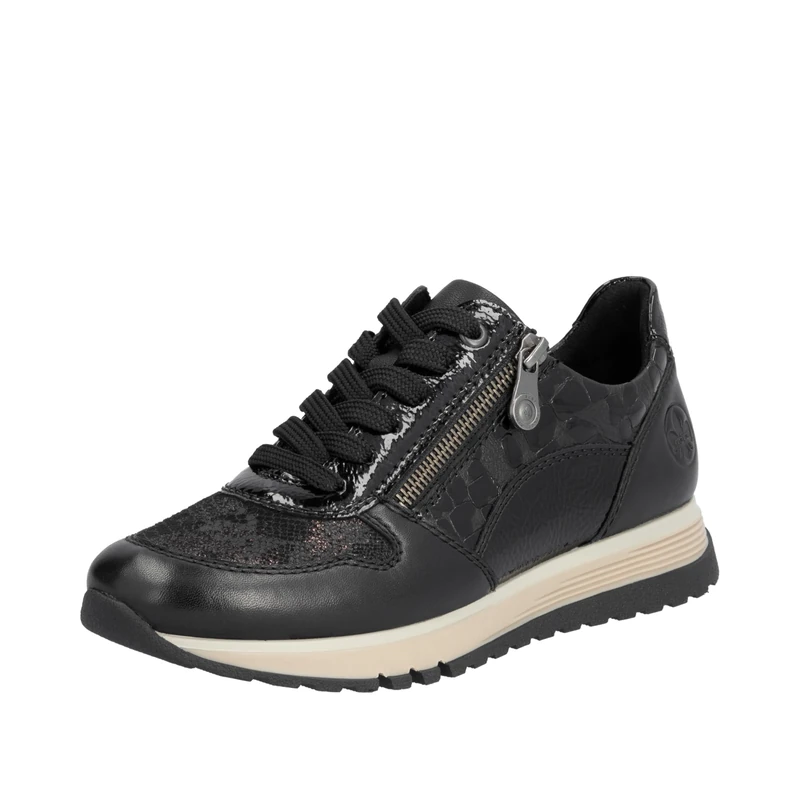 Rieker Women's 49003 Trainers, Black, 7.5 UK