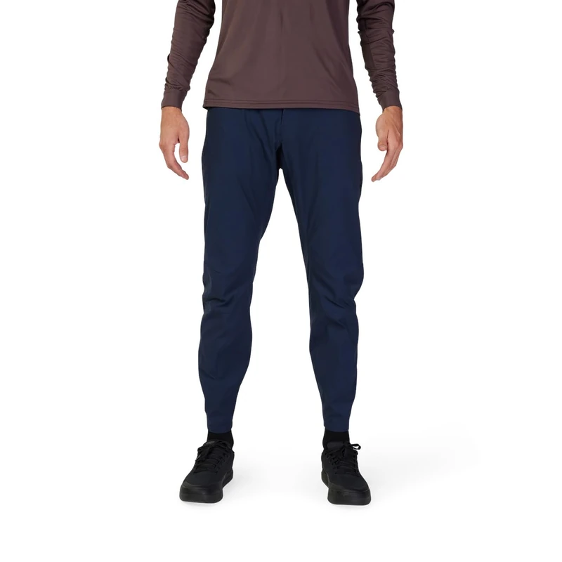 Fox Racing Flexair Pant - Superlight Tapered MTB Pants, TruDri Moisture-Wicking, TruMotion Stretch, DWR Coating, Ventilated, Race-Ratchet Closure, Zip Pockets, Color: Black, Size: 38