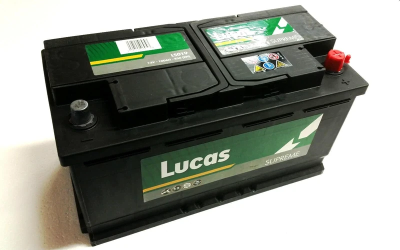 Lucas LS019 019/017 Car Van Battery - 12V 100AH 830A L 353mm X W175mm X 190mm - Maintenance Free Heavy Duty High Performance