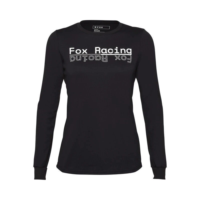 Fox Racing Fox Lady Ranger DR MD Women's Long Sleeve Cycling Jersey M Shirt, M Black