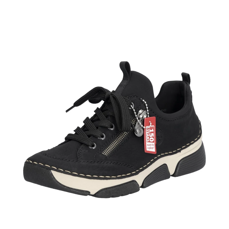 Rieker Excursion Womens Trainers 5 UK Black/Black