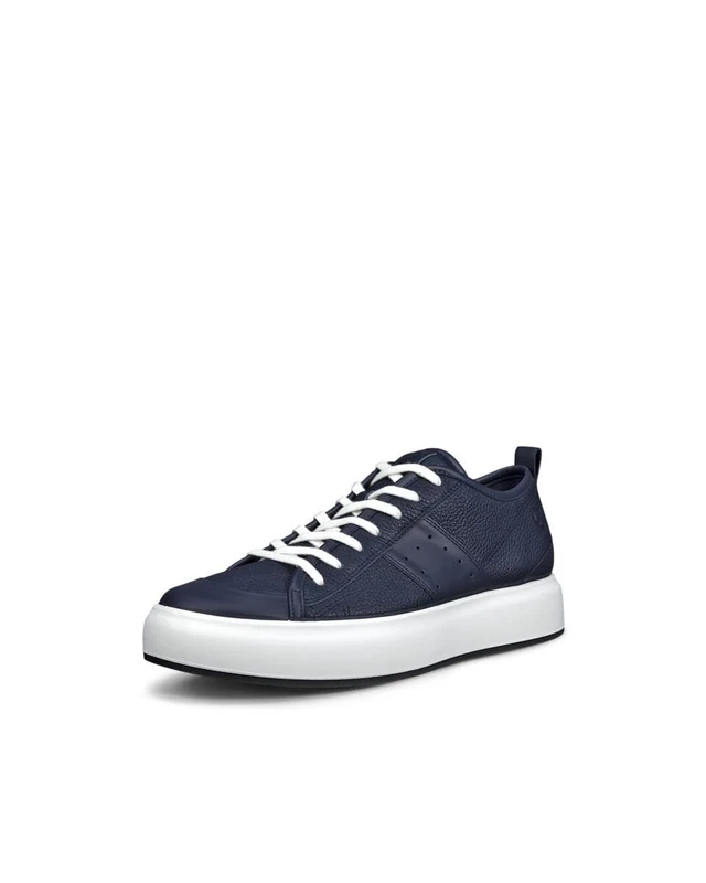 ECCO Men's Street Ace Sneaker, White, 8/8.5 UK