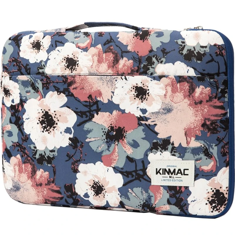 Kinmac 360° Full Cushioned Protective Water Resistant Laptop Sleeve case Bag For iPad Pro 13 inch,MacBook Pro 14 inch and 13.5 inch-14 inch Laptop (Camellia) - Image 1