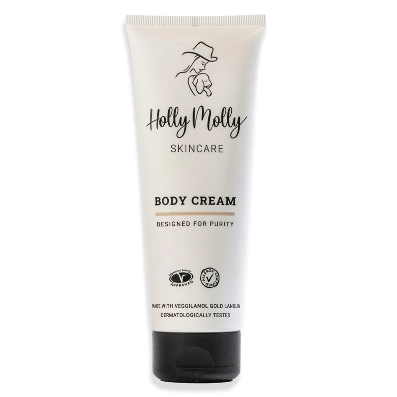 Holly Molly - Soothing and Moisturizing Body Cream, 250ml: Intensive nourishment with 100% lanolin to transform your body, providing a natural and nurtured beauty experience. Ideal for Dry Skin - Image 1