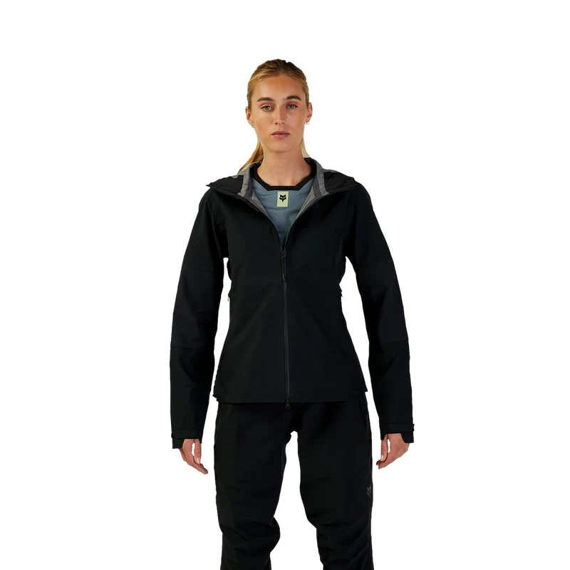 Fox Racing Fox Rain Women's Coat Fox Lady Defend 3L Black L
