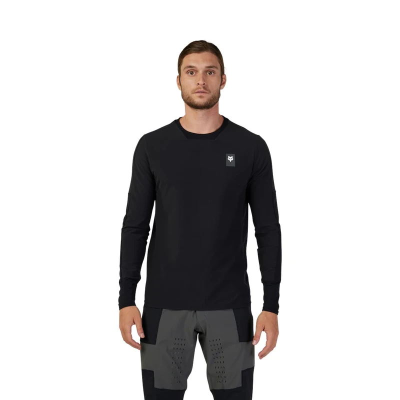 Fox Racing Fox Defend Unisex Adult Long-Sleeved Shirt Thermal Black XL