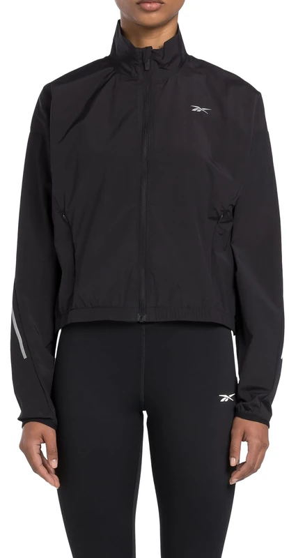 Reebok SPEED WOVEN JACKET BLACK Female RUNNING JACKETS